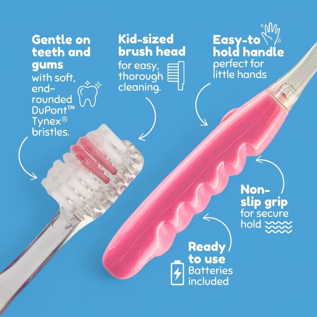 Flashing Kids’ Timer Toothbrush Pink Unicorn - B-Brite