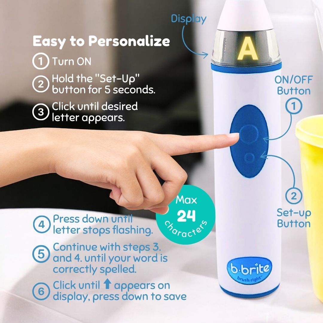 Light Show Kids’ Electric Toothbrush White - B - Brite