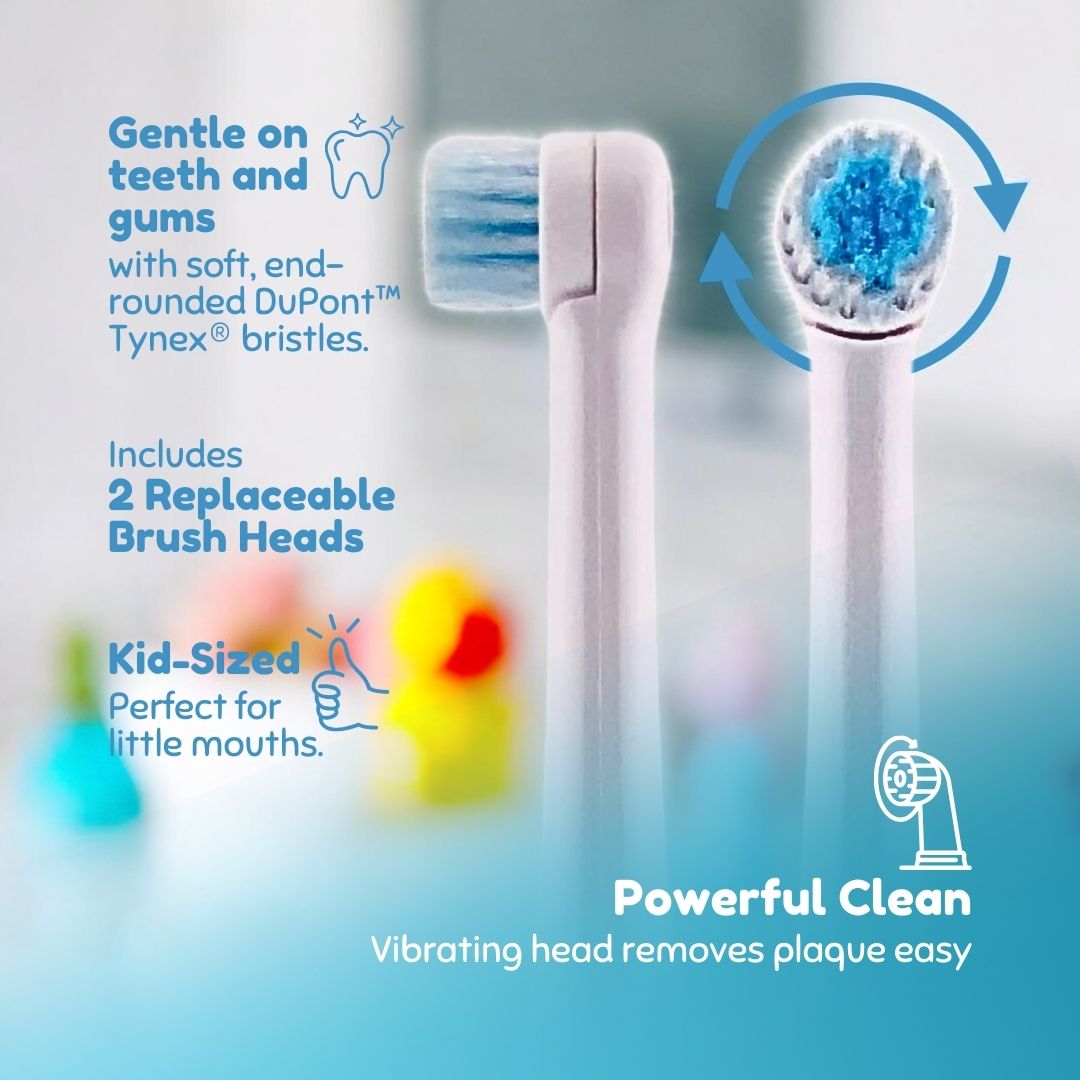 Light Show Kids’ Electric Toothbrush White - B - Brite