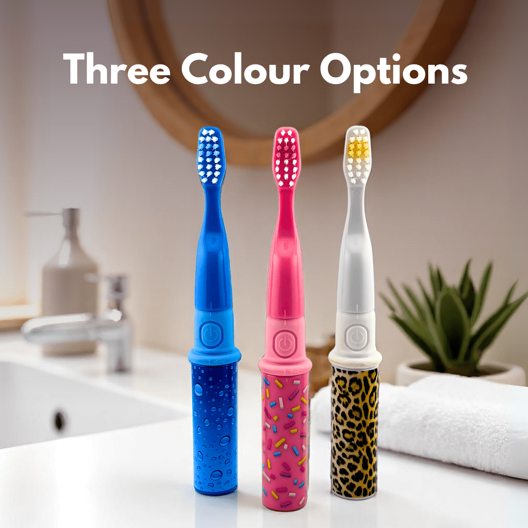 Travel Electric Toothbrush Pink Sprinkle - B - Brite