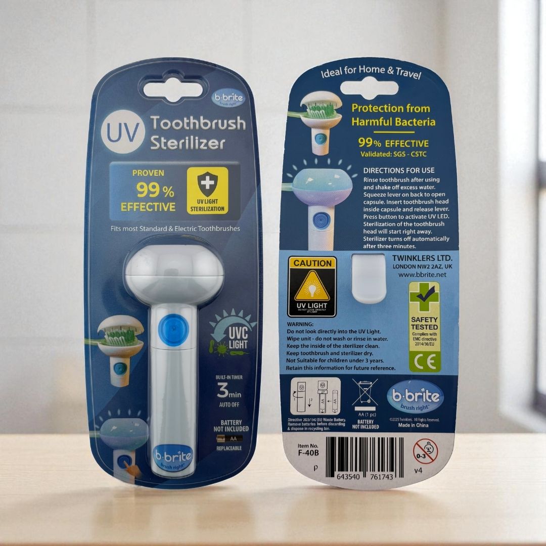 UV Toothbrush Sanitizer Blue - B - Brite