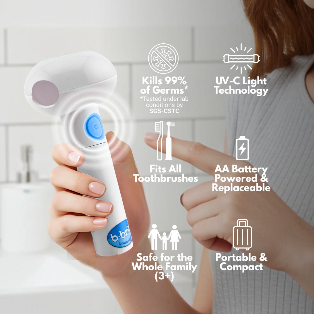 UV Toothbrush Sanitizer Blue - B - Brite