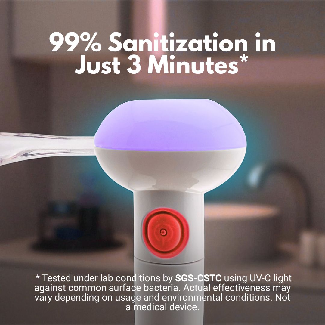 UV Toothbrush Sanitizer Green - B - Brite
