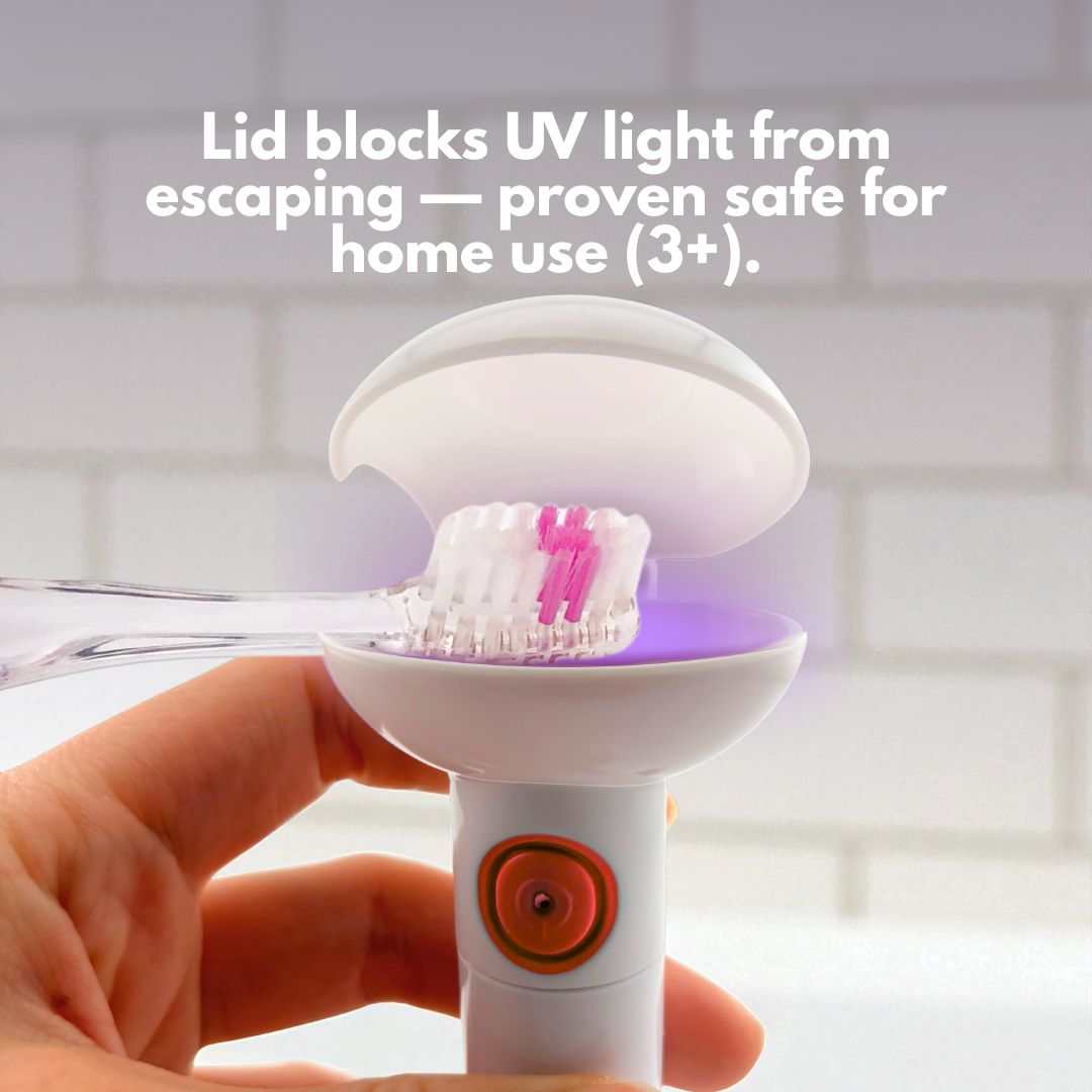 UV Toothbrush Sanitizer Red - B - Brite