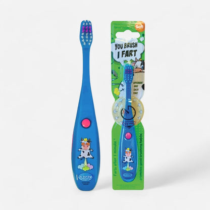 funny timer toothbrush - farting brush with sound effects - B - Brite