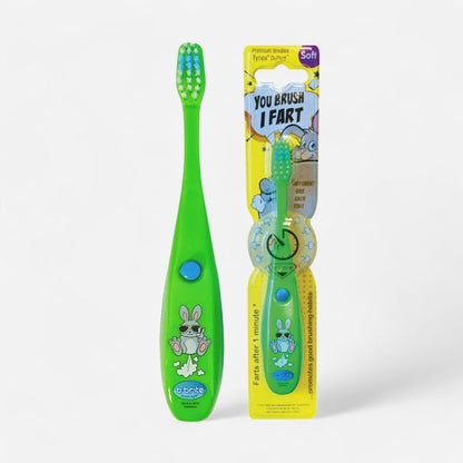 funny timer toothbrush - farting brush with sound effects - B - Brite